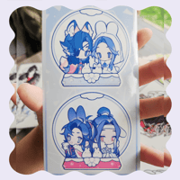 Image 1 of MXTX Snowball transparent stickersheet