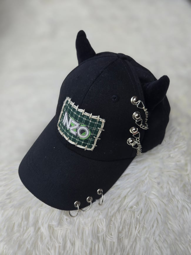 Inzo Patchwork Horn Hat