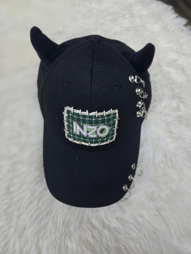 Inzo Patchwork Horn Hat