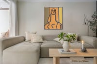 Image 6 of Portrait In Olive & Peach by America Martin