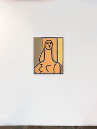 Image 2 of Portrait In Olive & Peach by America Martin