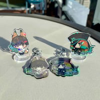 Limbus Company Blind Obesession Ishmael and Sunshower Yi Sang EGO Keychain