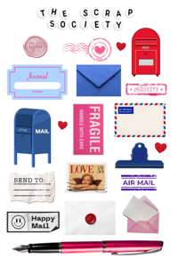 Happy Mail Sticker Sheet
