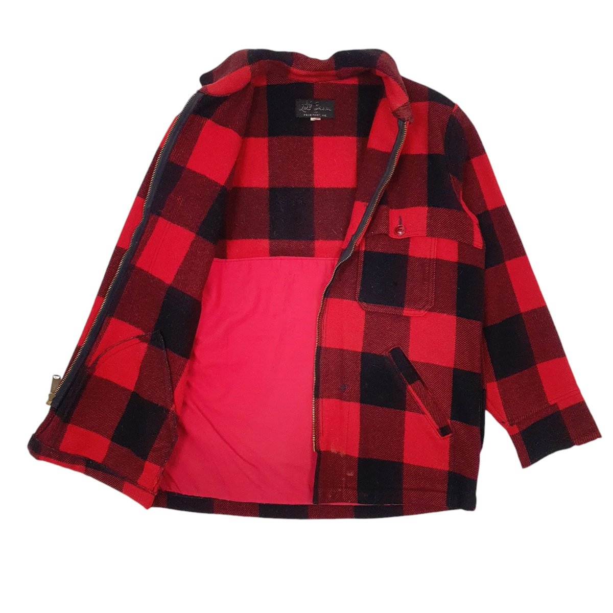 Vintage 1970s LL Bean Hunting Jacket - Red | WAY OUT CACHE