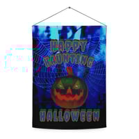 Image 4 of Garden flag - Happy Haunting Halloween Jack o Lantern