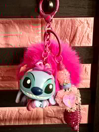 Image 2 of Disney Stitch Keychains – Cheshire Cat & Gus Gus Costumes ✨🐭🐱