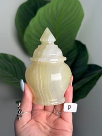 Image 5 of GREEN CALCITE TRINKET JARS STYLE #1