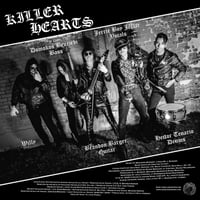 Image 4 of Killer Hearts "Unchained & Bloodstained" (Screaming Crow) CD & LP