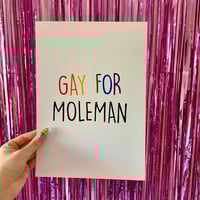 Image 2 of Moleman Rainbow Print A4