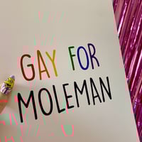 Image 3 of Moleman Rainbow Print A4