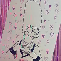 Image 3 of Pink Suit Marge - A4 