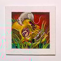 “Skull & Rat” mini painting