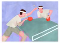Image 3 of Ping -Pong  | Fine Art Giclée Print