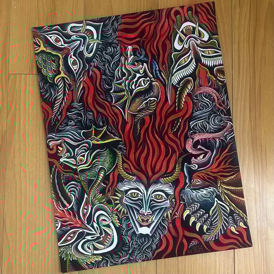 Image of Original Devils Painting