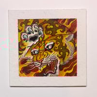“Tribal Tiger” mini painting
