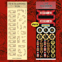 Image 1 of Like A Dragon themed Deco Stickers