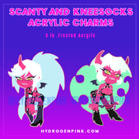 Image 1 of PASWG: Scanty and Kneesocks Gumdrop Charms