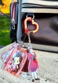 Image 3 of Opaque Heart Acrylic Carabiners ( Perfect for K-pop polca, Oshi, Itabags) -buy 4 get 1 free-