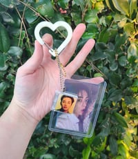 Image 4 of Transparent Heart Acrylic Carabiners ( Perfect for K-pop polca, Oshi, Itabags) -buy 4 get 1 free ...