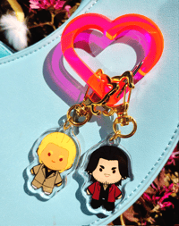 Image 5 of Opaque Heart Acrylic Carabiners ( Perfect for K-pop polca, Oshi, Itabags) -buy 4 get 1 free-
