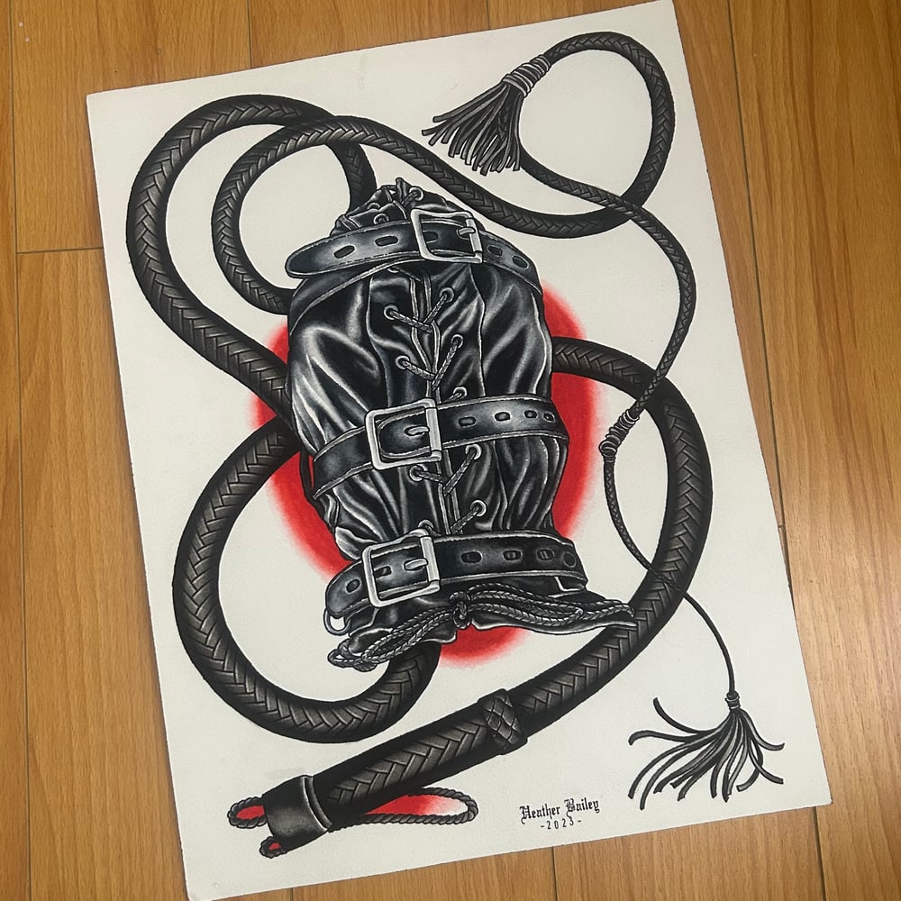 Image of Original Whiplash Painting 