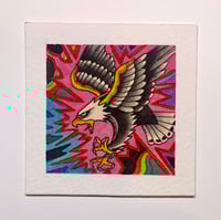 “Eagle Attack” mini painting