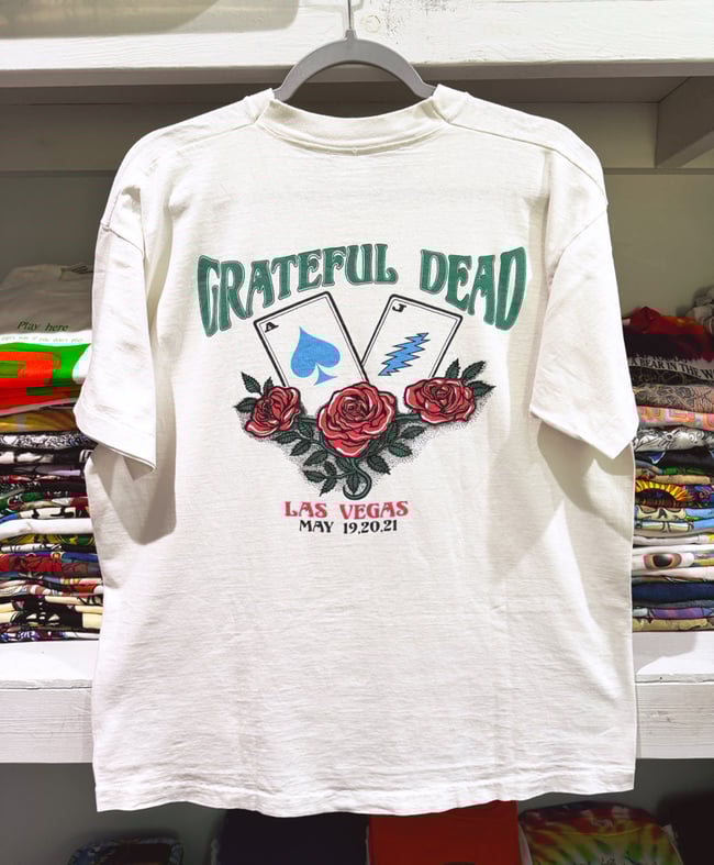 Rare Grateful Dead 1995 Las Vegas T-Shirt - Fits L 