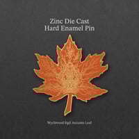 Image 1 of Wychwood Fall Leaf Enamel Pin
