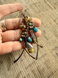 Image 3 of Sand and Sea earrings  n53 . From Underground series / n175