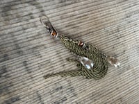 Image 16 of Rutile Quartz in brass earrings / n166