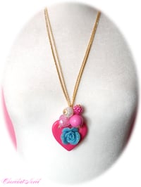Image 1 of *new* Bubbly Blooming Heart Necklace