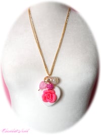 Image 3 of *new* Bubbly Blooming Heart Necklace
