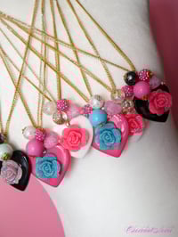 Image 5 of *new* Bubbly Blooming Heart Necklace
