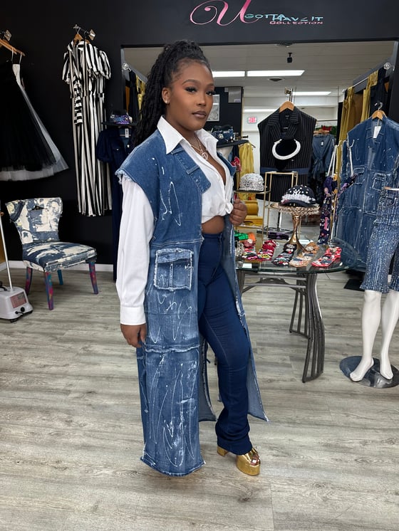 Image of Denim Baddie Vest