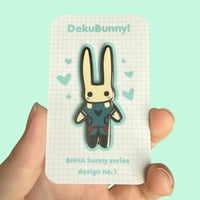 dekubunny enamel pin