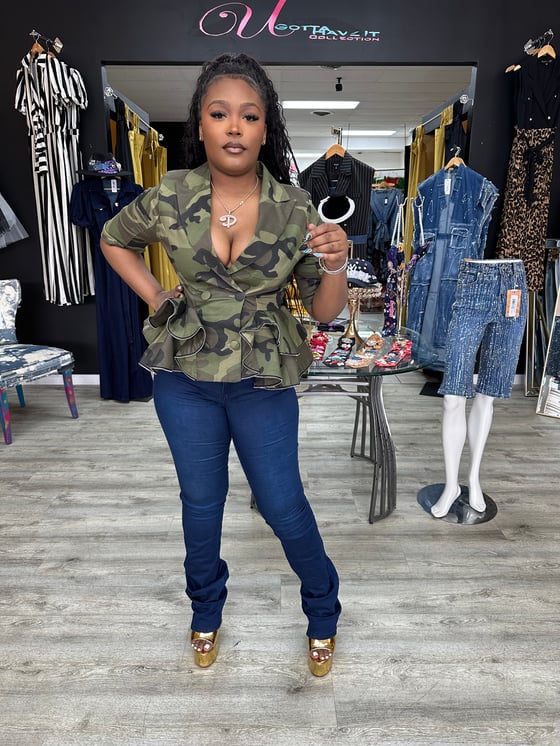 Image of Camo Girl Blazer