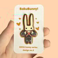 bakubunny enamel pin