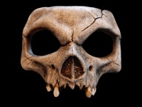 Image 1 of Resin Skull Half Mask