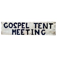 Image 1 of Tent Revival Sign
