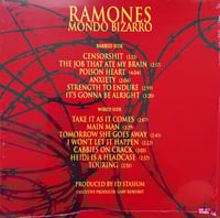 Image 2 of The Ramones "Mondo Bizarro" LP 