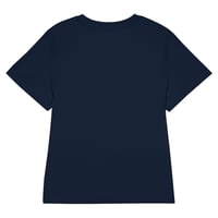 Image 6 of Let Your Light Shine From Within - Navy Blue - Women’s Organic Cotton T-Shirt - Eco Friendly Tee 