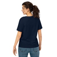 Image 7 of Let Your Light Shine From Within - Navy Blue - Women’s Organic Cotton T-Shirt - Eco Friendly Tee 