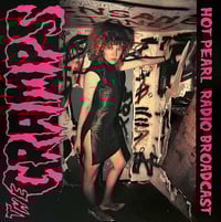 Image 1 of The Cramps "Hot Pearl Radio Broadcast" LP (pink vinyl)