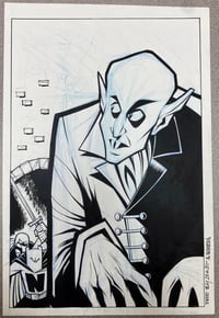 Original artwork, THE SWORD OF EDEN graphic novel, interior page 91, signed...