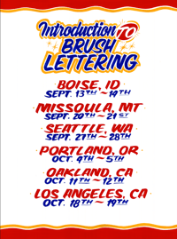 Image 2 of SIGN PAINTING WORKSHOPS - ON TOUR 2025
