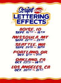 Image 3 of SIGN PAINTING WORKSHOPS - ON TOUR 2025