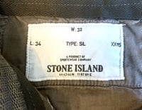 Image 5 of Stone Island 2012ss garment dyed cotton chino pants, size 34