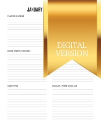 Image 5 of DIGITAL VERSION Garden Planner & Journal