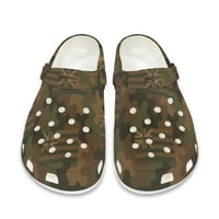 Image 1 of Adult Croc Style Clogs- Hawaiian Sovereign Flag Camoflauge
