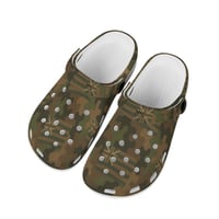 Image 5 of Adult Croc Style Clogs- Hawaiian Sovereign Flag Camoflauge